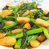 くわいと菜の花のシャキシャキ炒め